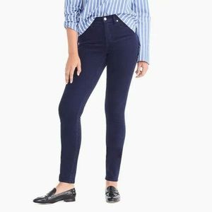 J. Crew Toothpick High rise 9” navy jean